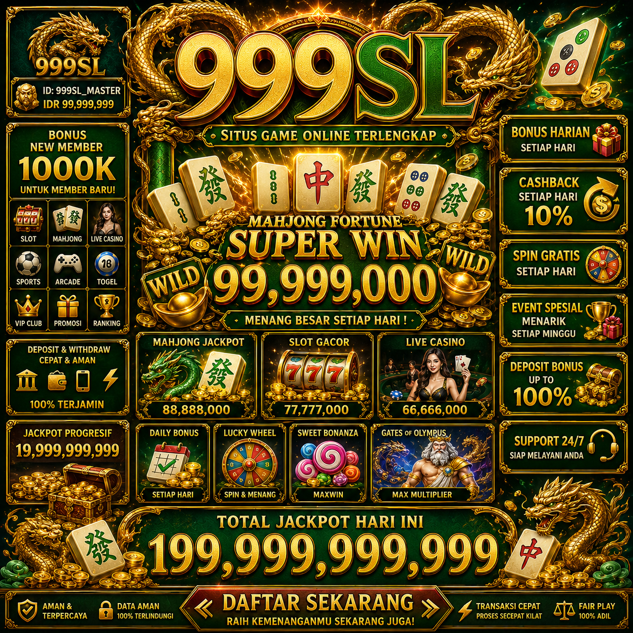999SL - 999sl Destinasi Slot Online Indonesia dengan Ragam Tema Menarik