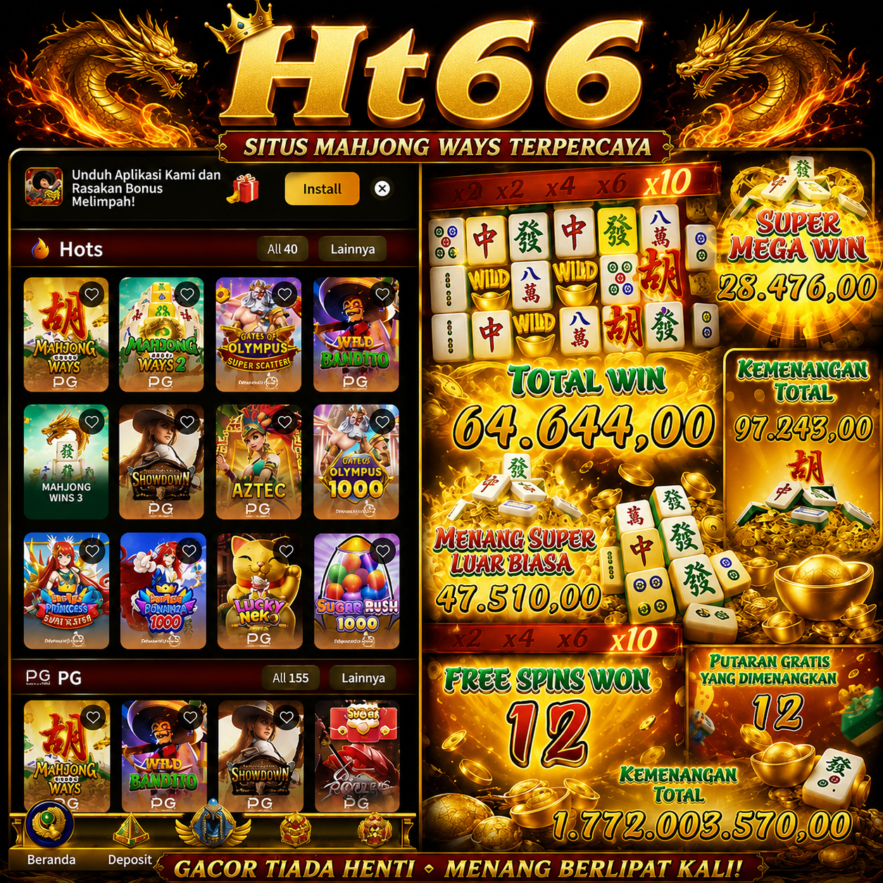 HT66 - Portal Hiburan Game Online Mobile Resmi & Terpercaya