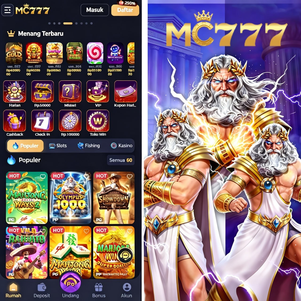 Pengalaman mobile mc777