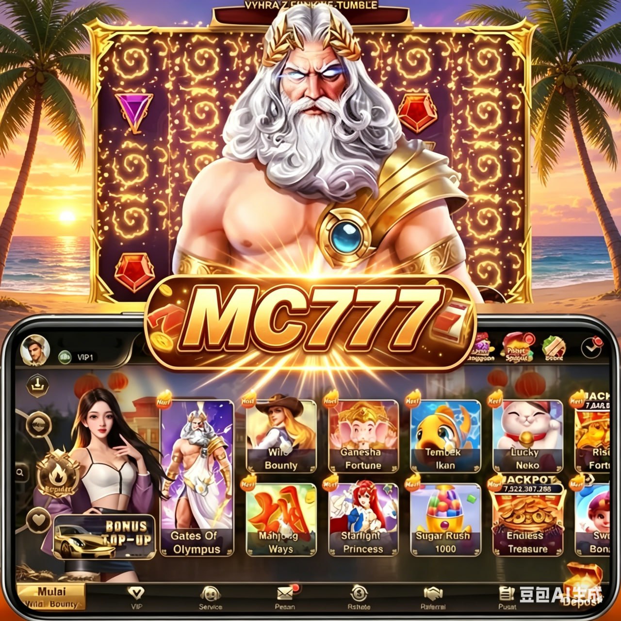Tampilan keempat mc777