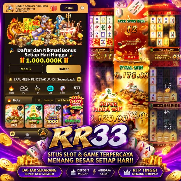 RR33 - rr33 Daftar Game Online dengan Pilihan Slot yang Beragam